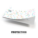 Scattered Multicolor Candy Sticks - Premium Protective Decal Skin-Kit for the Apple Credit Card