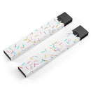 Scattered Multicolor Candy Sticks - Premium Decal Protective Skin-Wrap Sticker compatible with the Juul Labs vaping device