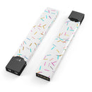 Scattered Multicolor Candy Sticks - Premium Decal Protective Skin-Wrap Sticker compatible with the Juul Labs vaping device
