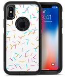 Scattered Multicolor Candy Sticks - iPhone X OtterBox Case & Skin Kits