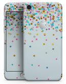 Scattered Multicolor Shapes Over Blue  - Skin-kit for the iPhone 8 or 8 Plus