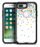 Scattered Multicolor Shapes Over White - iPhone 7 Plus/8 Plus OtterBox Case & Skin Kits
