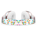 Scattered Multicolor Shapes Over White Full-Body Skin Kit for the Beats by Dre Solo 3 Wireless Headphones