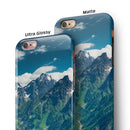 Scenic Mountaintops iPhone 6/6s or 6/6s Plus 2-Piece Hybrid INK-Fuzed Case