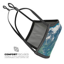 Scenic Mountaintops - Made in USA Mouth Cover Unisex Anti-Dust Cotton Blend Reusable & Washable Face Mask with Adjustable Sizing for Adult or Child