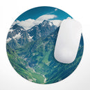 Scenic Mountaintops// WaterProof Rubber Foam Backed Anti-Slip Mouse Pad for Home Work Office or Gaming Computer Desk