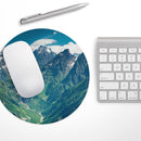 Scenic Mountaintops// WaterProof Rubber Foam Backed Anti-Slip Mouse Pad for Home Work Office or Gaming Computer Desk