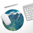 Scenic Mountaintops// WaterProof Rubber Foam Backed Anti-Slip Mouse Pad for Home Work Office or Gaming Computer Desk