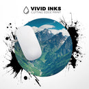 Scenic Mountaintops// WaterProof Rubber Foam Backed Anti-Slip Mouse Pad for Home Work Office or Gaming Computer Desk