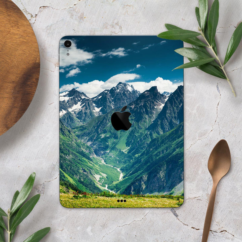 Scenic Mountaintops - Full Body Skin Decal for the Apple iPad Pro 12.9", 11", 10.5", 9.7", Air or Mini (All Models Available)