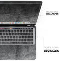Scratched Metal Fab - Skin Decal Wrap Kit Compatible with the Apple MacBook Pro, Pro with Touch Bar or Air (11", 12", 13", 15" & 16" - All Versions Available)
