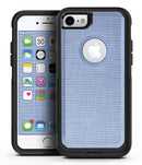 Scratched Blue Fabric Pattern - iPhone 7 or 8 OtterBox Case & Skin Kits