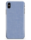 Scratched Blue Fabric Pattern - iPhone X Clipit Case