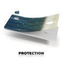 Scratched Blue and Gold Showers - Premium Protective Decal Skin-Kit for the Apple Credit Card