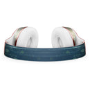 Scratched Blue and Gold Showers Full-Body Skin Kit for the Beats by Dre Solo 3 Wireless Headphones