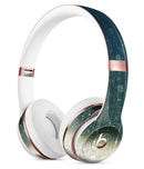 Scratched Blue and Gold Showers Full-Body Skin Kit for the Beats by Dre Solo 3 Wireless Headphones