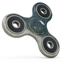 Scratched Blue and Gold Showers Full-Body Fidget Spinner Skin-Kit