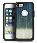 Scratched Blue and Gold Showers - iPhone 7 or 8 OtterBox Case & Skin Kits