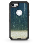 Scratched Blue and Gold Showers - iPhone 7 or 8 OtterBox Case & Skin Kits