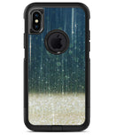 Scratched Blue and Gold Showers - iPhone X OtterBox Case & Skin Kits