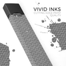 Scratched Chevron Over Gray Fabric - Premium Decal Protective Skin-Wrap Sticker compatible with the Juul Labs vaping device