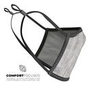 Scratched Concrete - Made in USA Mouth Cover Unisex Anti-Dust Cotton Blend Reusable & Washable Face Mask with Adjustable Sizing for Adult or Child