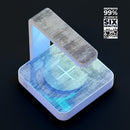 Scratched Concrete UV Germicidal Sanitizing Sterilizing Wireless Smart Phone Screen Cleaner + Charging Station