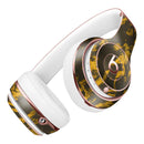 Scratched Dark Gray and Gold Dust Full-Body Skin Kit for the Beats by Dre Solo 3 Wireless Headphones