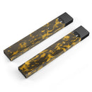 Scratched Dark Gray and Gold Dust - Premium Decal Protective Skin-Wrap Sticker compatible with the Juul Labs vaping device