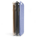 Scratched Deep Blue Sea Fabric Pattern iPhone 6/6s or 6/6s Plus 2-Piece Hybrid INK-Fuzed Case
