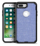 Scratched Deep Blue Sea Fabric Pattern - iPhone 7 Plus/8 Plus OtterBox Case & Skin Kits