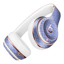 Scratched Deep Blue Sea Fabric Pattern Full-Body Skin Kit for the Beats by Dre Solo 3 Wireless Headphones