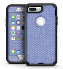 Scratched Deep Blue Sea Fabric Pattern - iPhone 7 Plus/8 Plus OtterBox Case & Skin Kits
