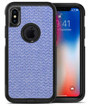 Scratched Deep Blue Sea Fabric Pattern - iPhone X OtterBox Case & Skin Kits