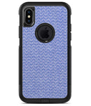 Scratched Deep Blue Sea Fabric Pattern - iPhone X OtterBox Case & Skin Kits