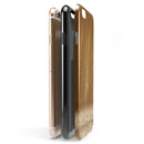 Scratched Gold Streaks iPhone 6/6s or 6/6s Plus 2-Piece Hybrid INK-Fuzed Case