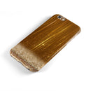 Scratched Gold Streaks iPhone 6/6s or 6/6s Plus 2-Piece Hybrid INK-Fuzed Case