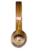 Scratched Gold Streaks Full-Body Skin Kit for the Beats by Dre Solo 3 Wireless Headphones