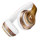 Scratched Gold Streaks Full-Body Skin Kit for the Beats by Dre Solo 3 Wireless Headphones