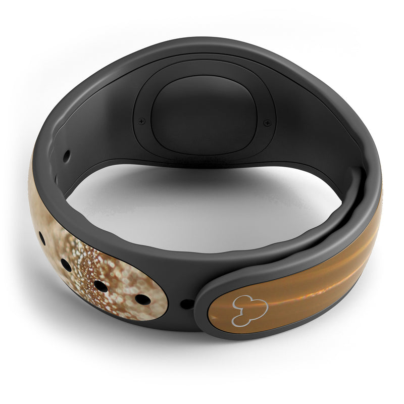 Scratched Gold Streaks - Decal Skin Wrap Kit for the Disney Magic Band