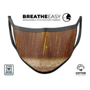 Scratched Gold Streaks - Made in USA Mouth Cover Unisex Anti-Dust Cotton Blend Reusable & Washable Face Mask with Adjustable Sizing for Adult or Child