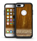 Scratched Gold Streaks - iPhone 7 or 7 Plus Commuter Case Skin Kit