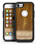 Scratched Gold Streaks - iPhone 7 or 8 OtterBox Case & Skin Kits