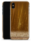 Scratched Gold Streaks - iPhone X Clipit Case