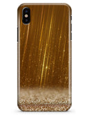 Scratched Gold Streaks - iPhone X Clipit Case