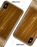 Scratched Gold Streaks - iPhone X Clipit Case