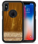 Scratched Gold Streaks - iPhone X OtterBox Case & Skin Kits