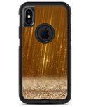 Scratched Gold Streaks - iPhone X OtterBox Case & Skin Kits