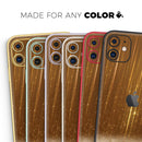 Scratched Gold Streaks - Protective Skin Wrap & Decal – Compatible with iPhone SE to iPhone 17 Pro Max (All Models)