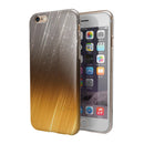 Scratched Gold and Silver Surface iPhone 6/6s or 6/6s Plus 2-Piece Hybrid INK-Fuzed Case
